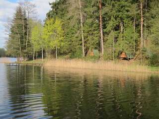 Кемпинги A-frames at lake Virėkšta Senasis Daugėliškis Шатер-10