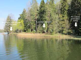 Кемпинги A-frames at lake Virėkšta Senasis Daugėliškis-2