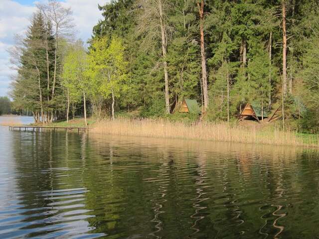 Кемпинги A-frames at lake Virėkšta Senasis Daugėliškis-6